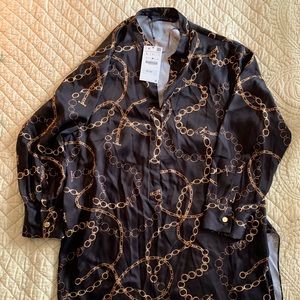 Zara, never been worn nautical blouse. Size L